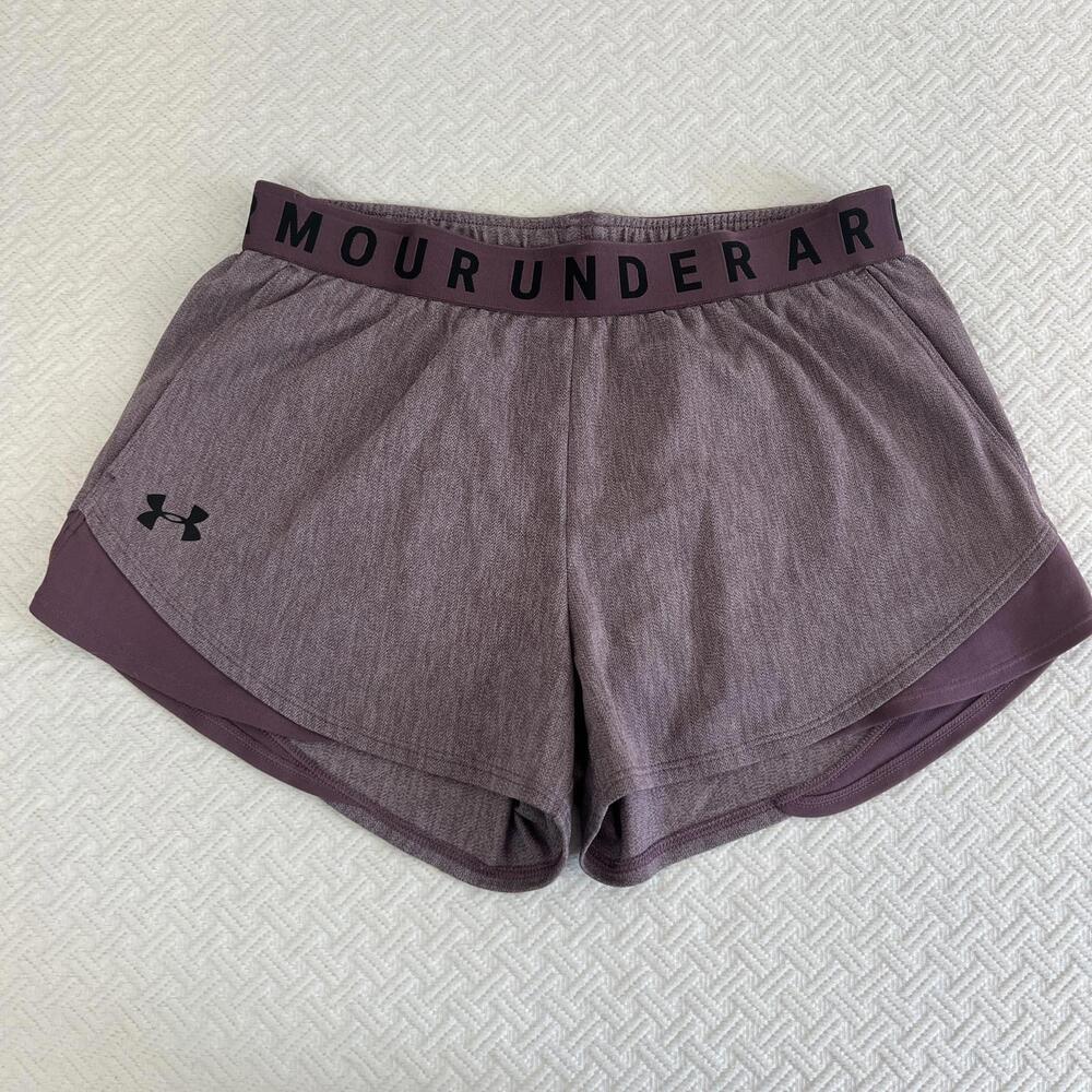 Under Armour Women's Size Small Purple Loose Fit Athletic Shorts Athleisure Run